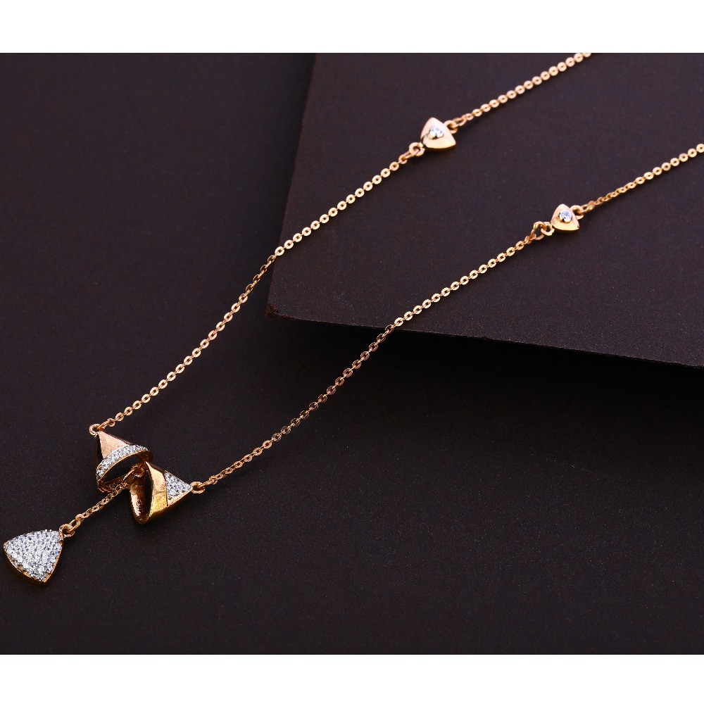 750 Rose Gold CZ Women's Tanmaniya RTM317
