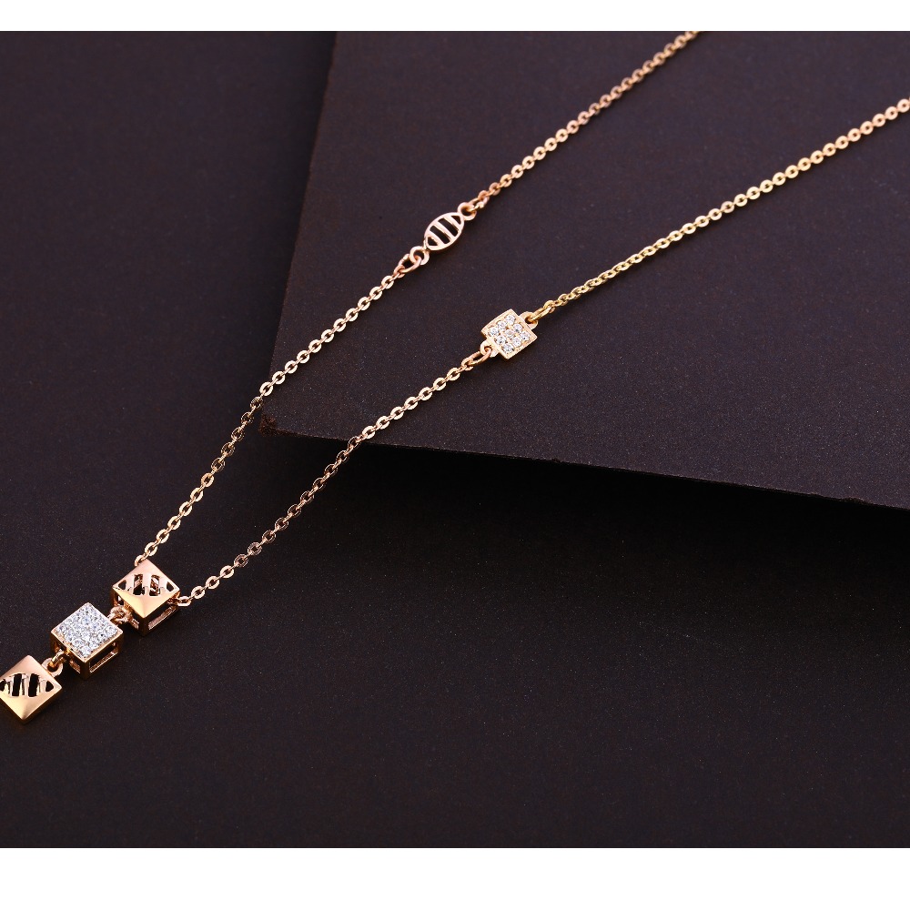 750 Rose Gold Stylish Hallmark Tanmaniya RTM316
