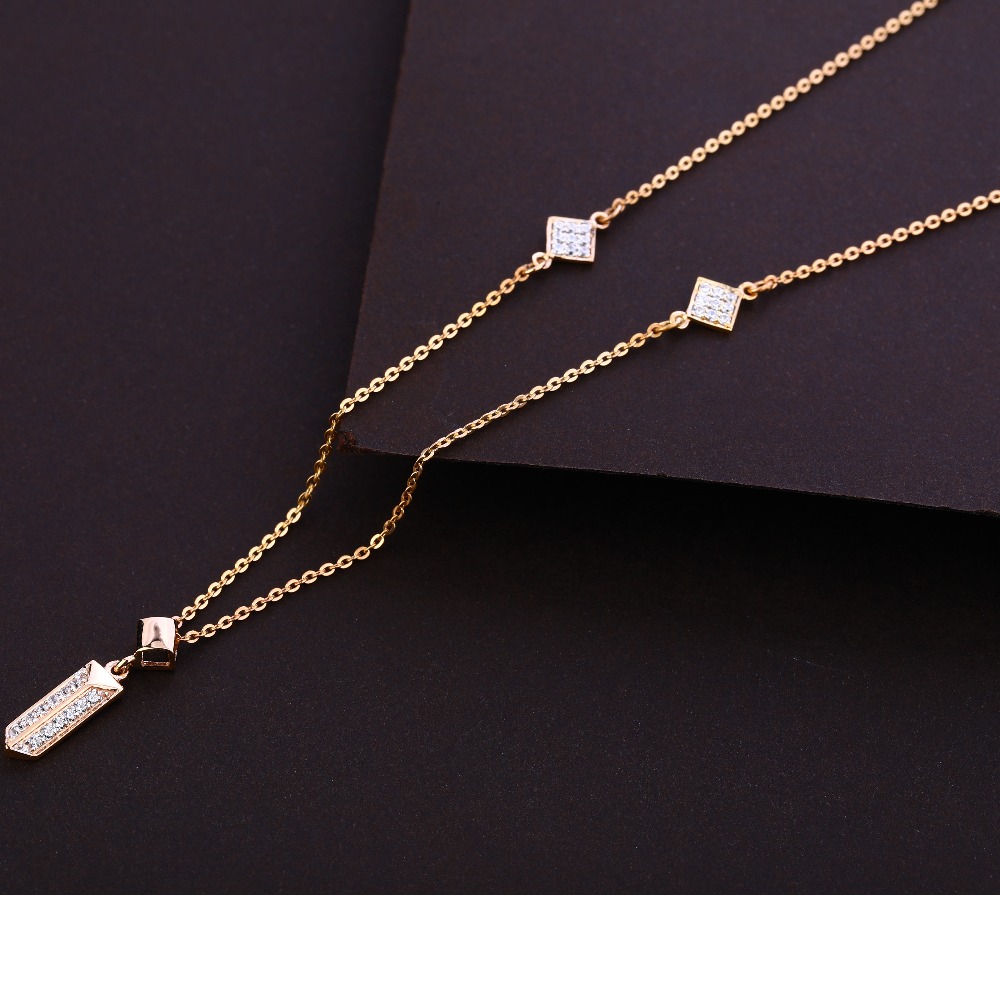 750 Rose Gold Delicate Hallmark Tanmaniya RTM312