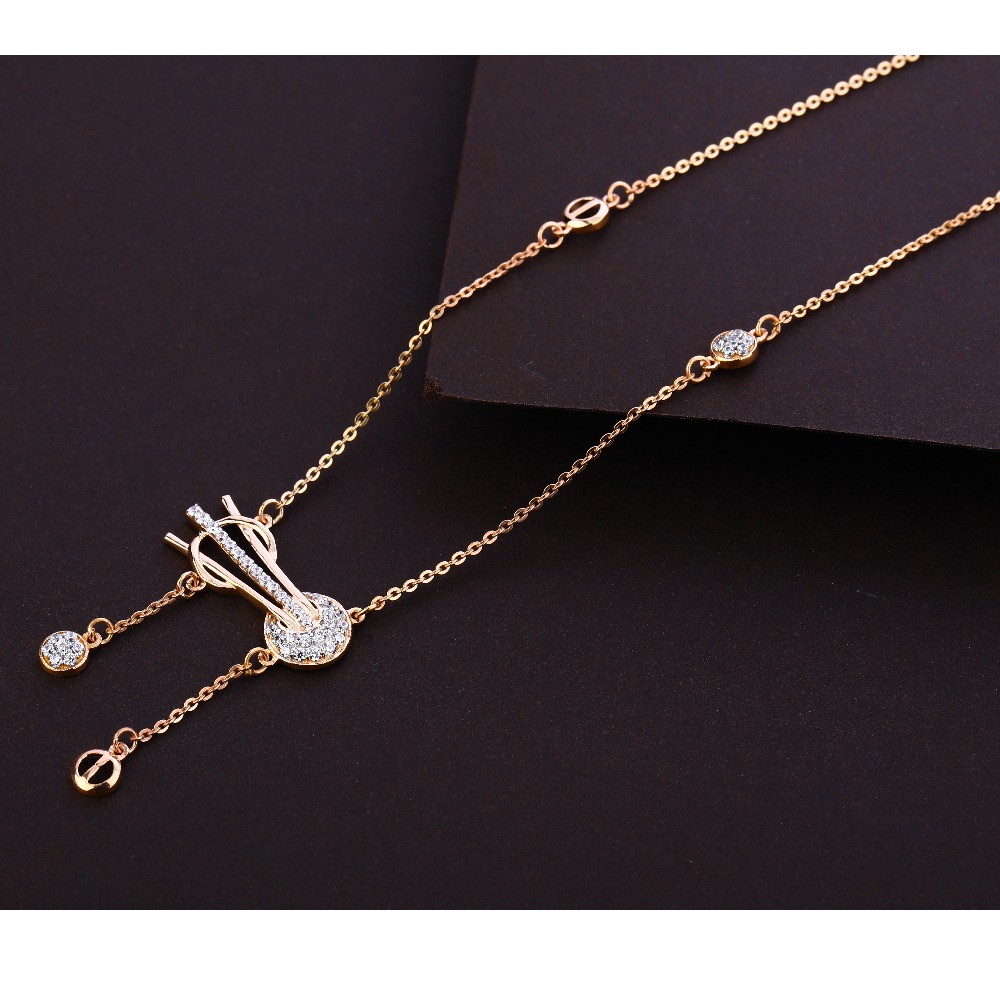 750 Rose Gold Designer Hallmark Tanmaniya RTM311