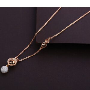18CT Rose Gold  Stylish CZ Ladies  Tanmaniya RTM300