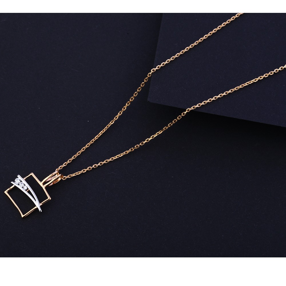 18CT Rose Gold Women's Gorgeous Necklace Tanmaniya RTM279