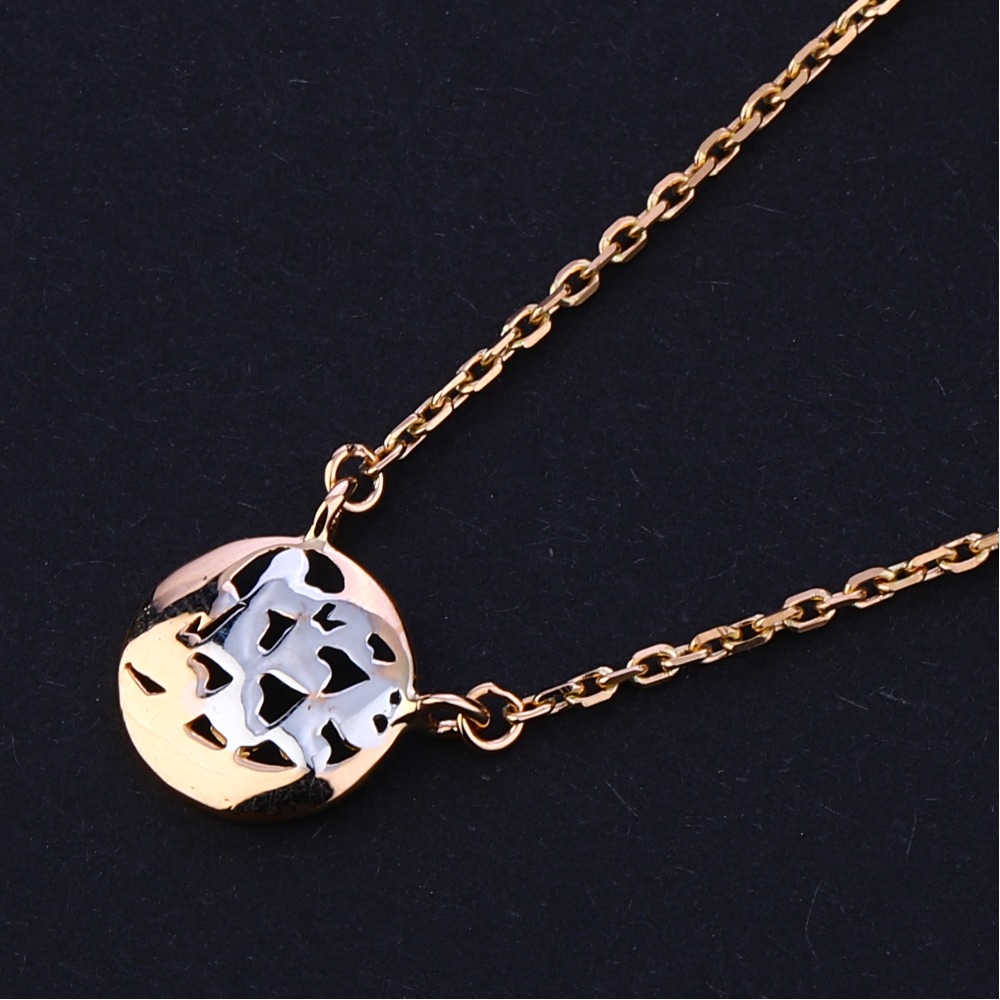 18CT Rose Gold Women's Fancy Necklace Tanmaniya RTM278 - Image 2