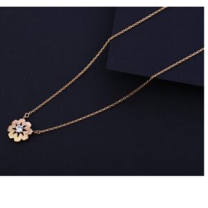 18CT Rose Gold Women's exclusive Necklace Tanmaniya RTM277