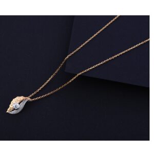 18CT Rose Gold Women's Designer Necklace Tanmaniya RTM275