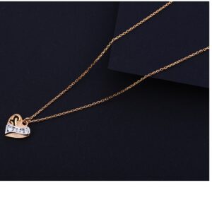 18CT Rose Gold Women's Classic Necklace Tanmaniya RTM274