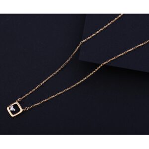 18CT Rose Gold Women's Necklace Tanmaniya RTM273