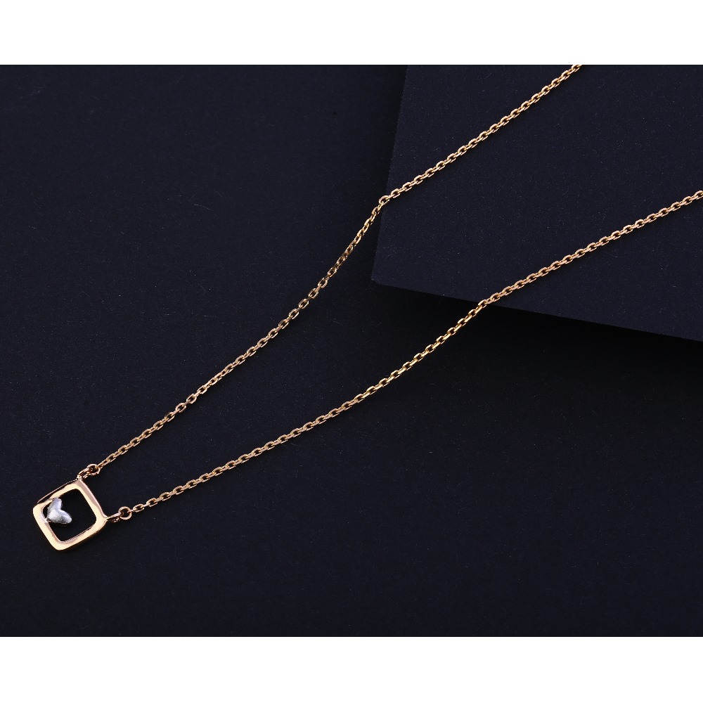 18CT Rose Gold Women's Necklace Tanmaniya RTM273