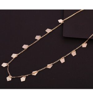 18kt Rose Gold CZ exclusive Necklace Tanmaniya RTM366