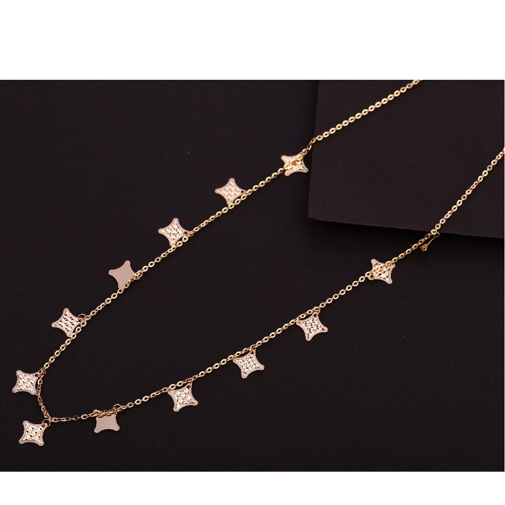 18KT Rose Gold CZ Necklace Tanmaniya RTM362