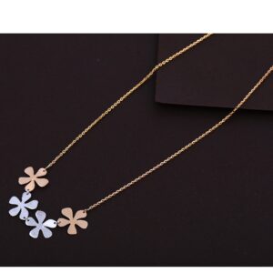 18kt rose gold hallmark classic necklace Tanmaniya  rtm356
