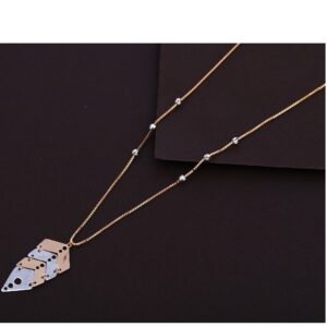 18kt rose gold hallmark necklace Tanmaniya rtm355