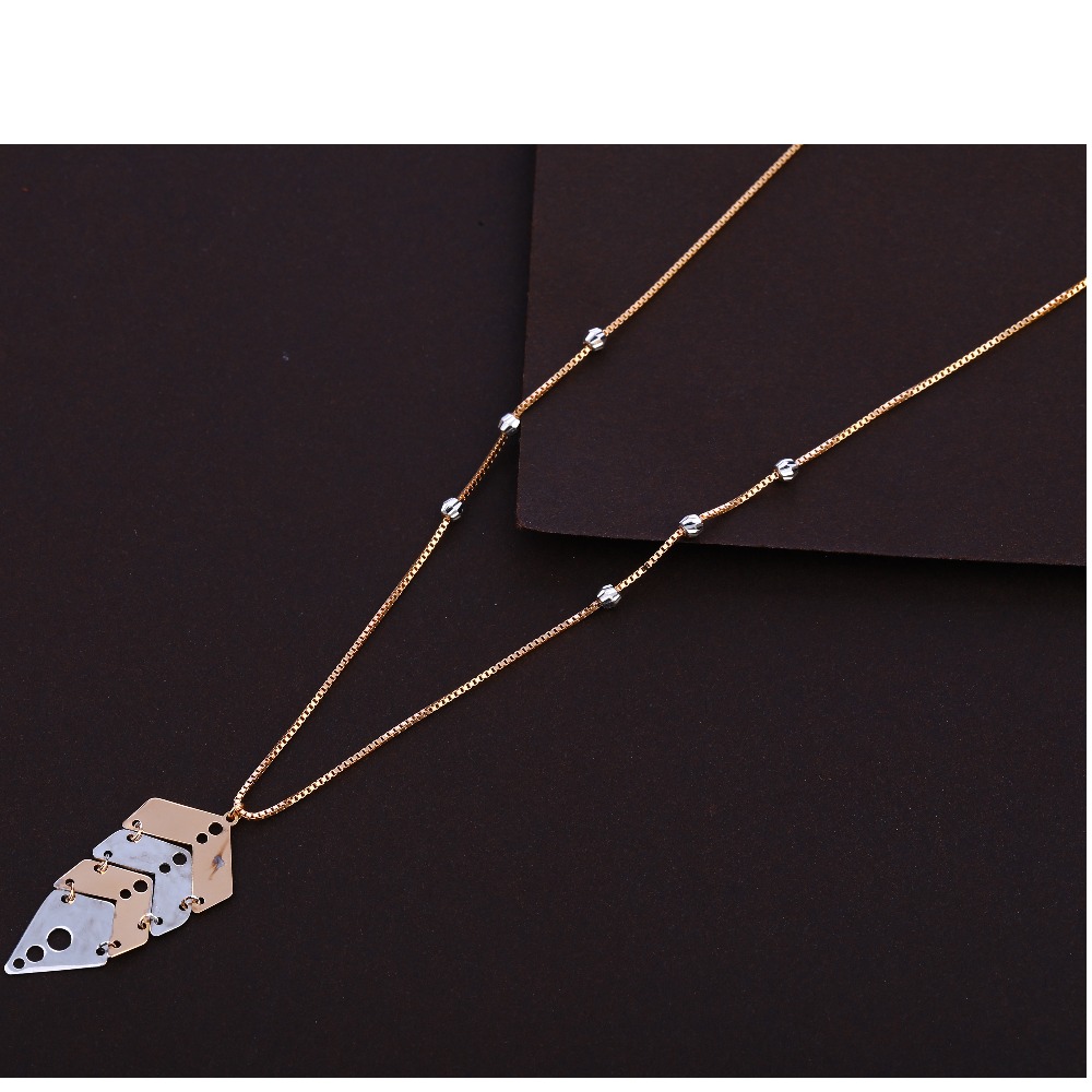 18kt rose gold hallmark necklace Tanmaniya rtm355
