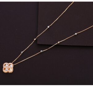 18kt rose gold designer ladies tanmaniya rtm349