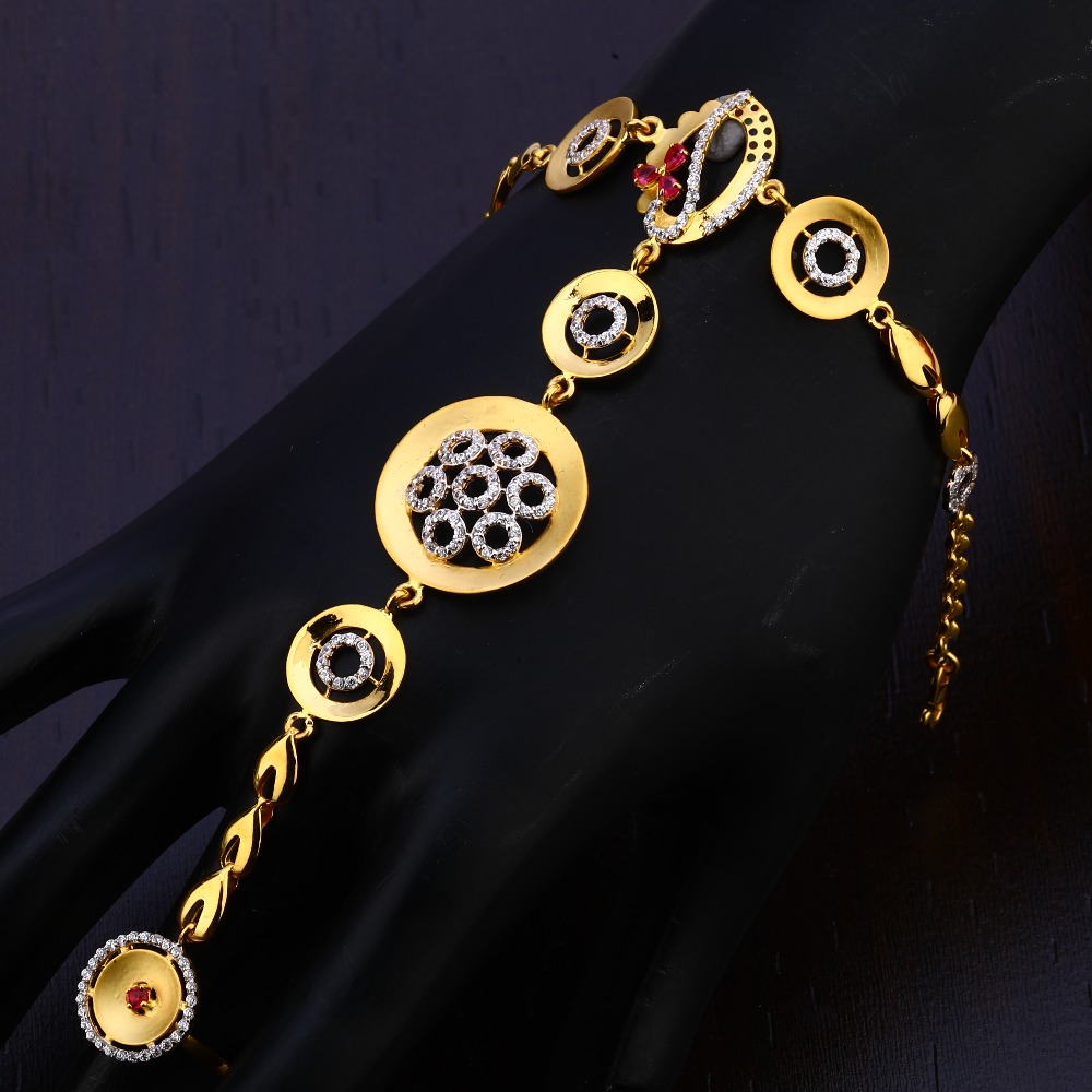 916 Gold Women's Delicate Hallmark  Hathpan HP12