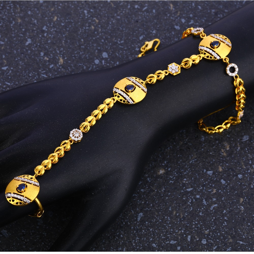 916 Gold  Designer Ladies Hathpan HP03