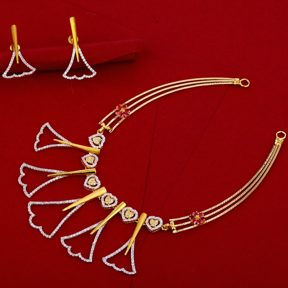22CT Gold Hallmark Gorgeous Necklace Set LN250