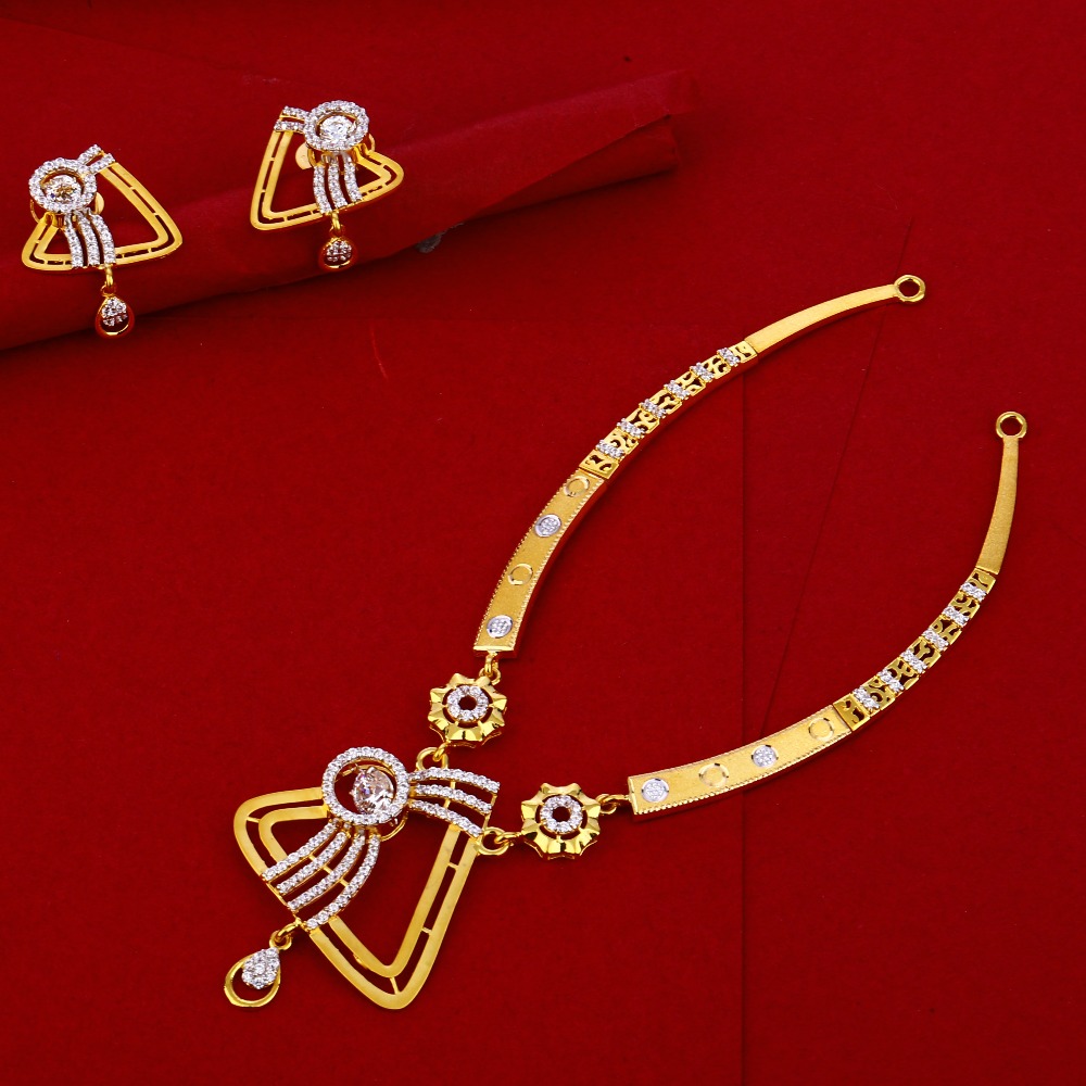 22CT Gold Fancy Ladies Necklace Set LN240