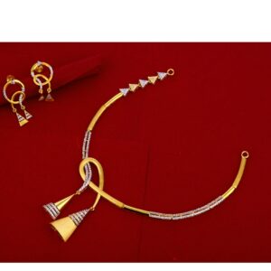916 gold ladies exclusive necklace set ln216
