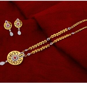 22KT Gold Ladies Fancy Chain Necklace CN246