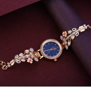 18KT Rose Gold CZ exclusive Ladies Watch RLW340