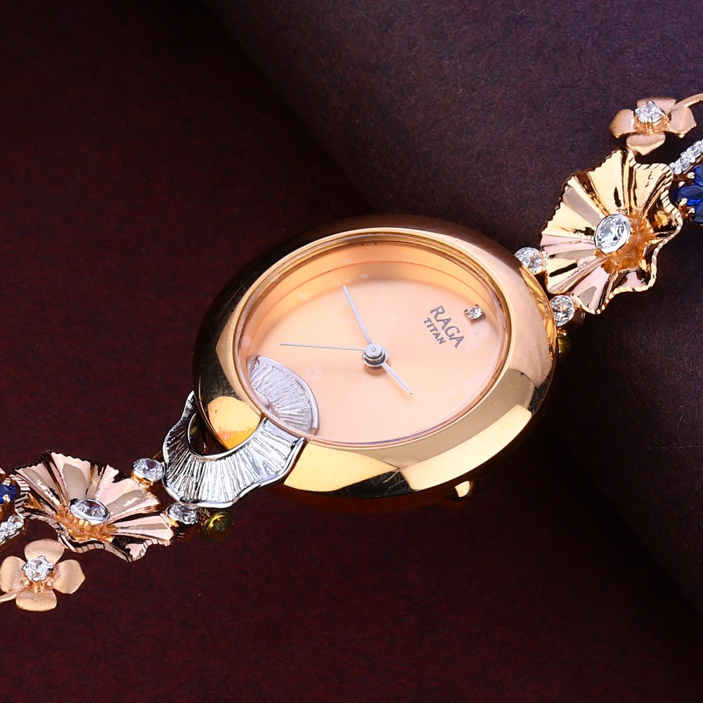 750 Rose Gold Gorgeous CZ Watch RLW334 - Image 2