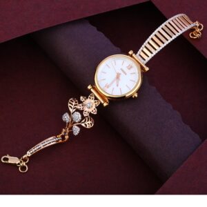750 Rose Gold Classic CZ Watch RLW329