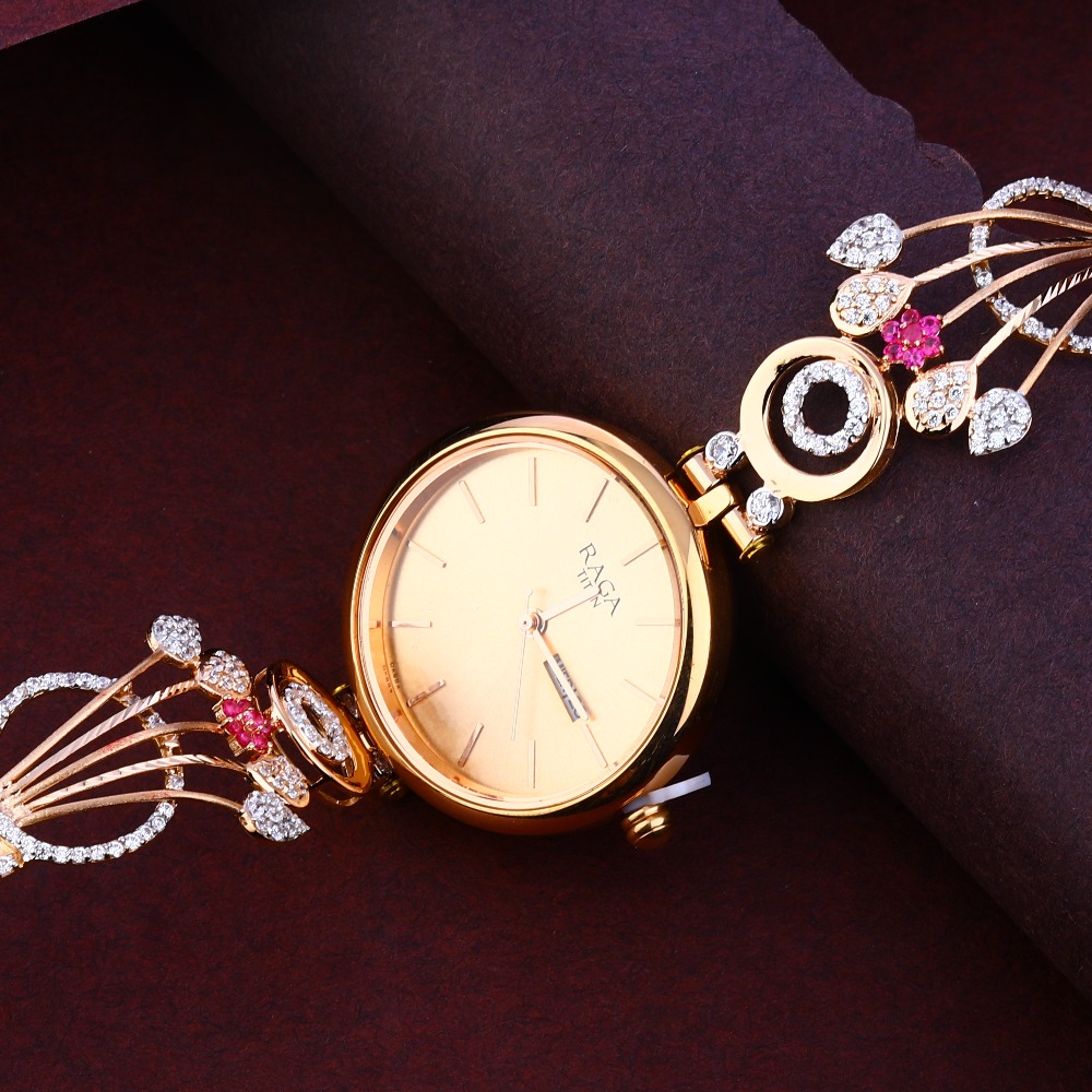 750 Rose Gold Hallmark Gorgeous Women's Watch RLW326 - Image 2