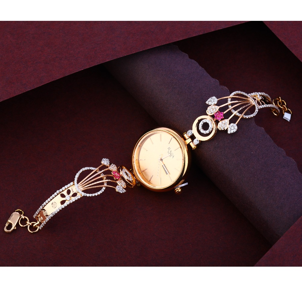750 Rose Gold Hallmark Gorgeous Women's Watch RLW326