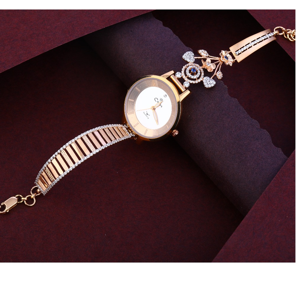 750 Rose Gold Gorgeous Ladies Watch RLW318