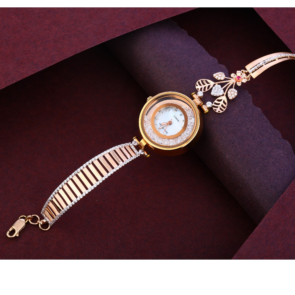 750 Rose Gold Delicate Ladies Watch RLW315