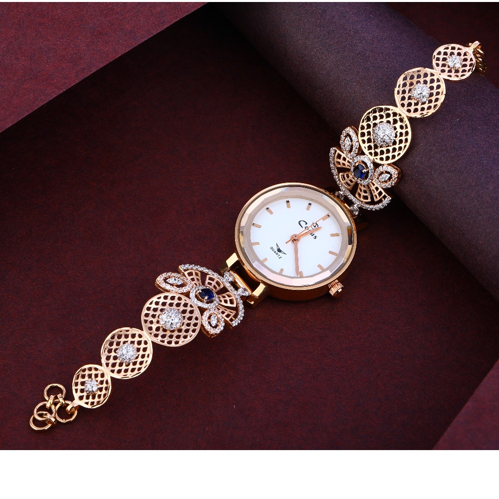 750 Rose Gold Classic Ladies Watch RLW313