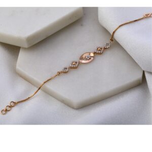 750 Rose Gold Gorgeous Women's Bracelet RLB60