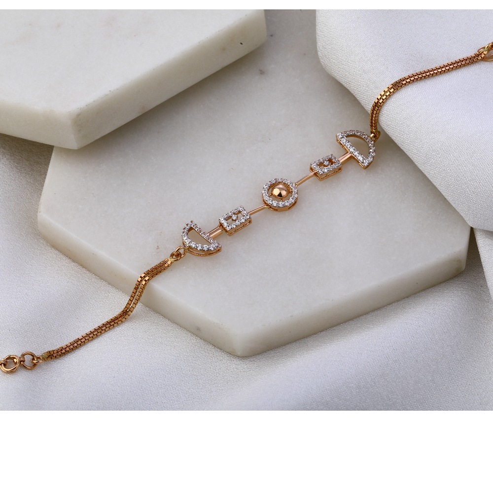 750 Rose Gold exclusive Women's Bracelet RLB58