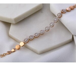 750 Rose Gold Women's Bracelet RLB54