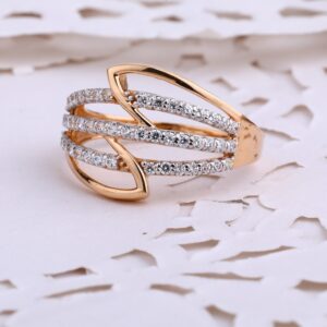 18CT  Rose Gold Gorgeous Hallmark Ring RLR696