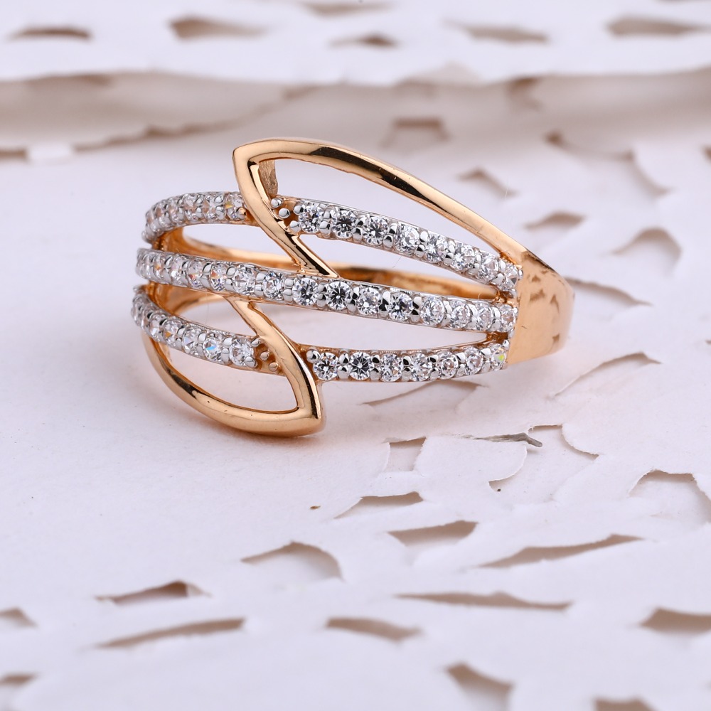 18CT  Rose Gold Gorgeous Hallmark Ring RLR696