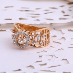 18CT  Rose Gold exclusive Hallmark Ring RLR694