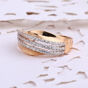 18CT  Rose Gold Classic Hallmark Ring RLR691