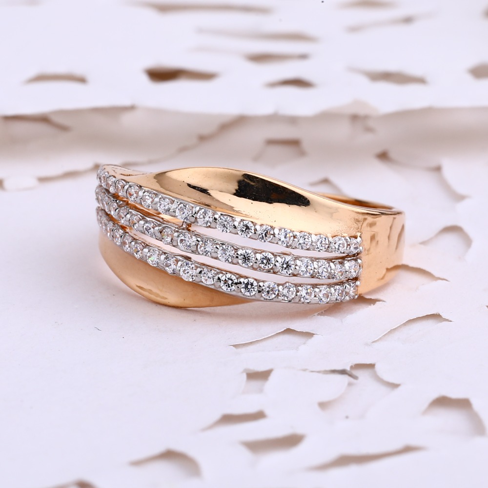 18CT  Rose Gold Classic Hallmark Ring RLR691