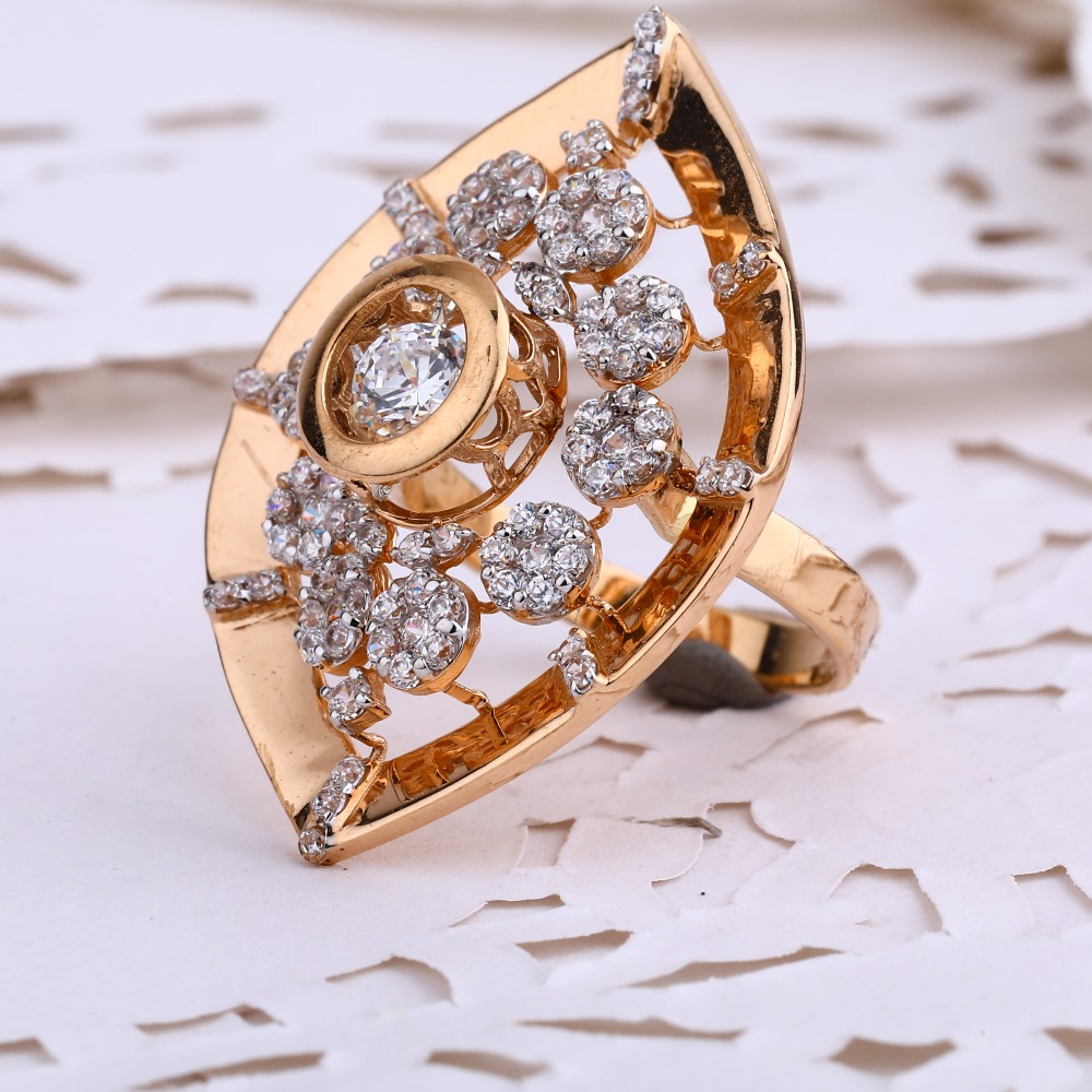 18CT  Rose Gold Hallmark Ring RLR690