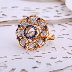 18KT  Rose Gold Hallmark Gorgeous Women's Ring RLR672
