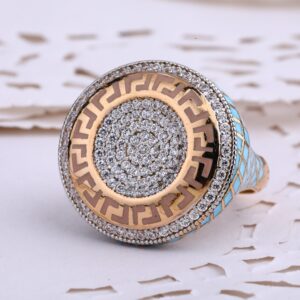 18KT CZ Rose Gold exclusive Ladies Ring RLR662