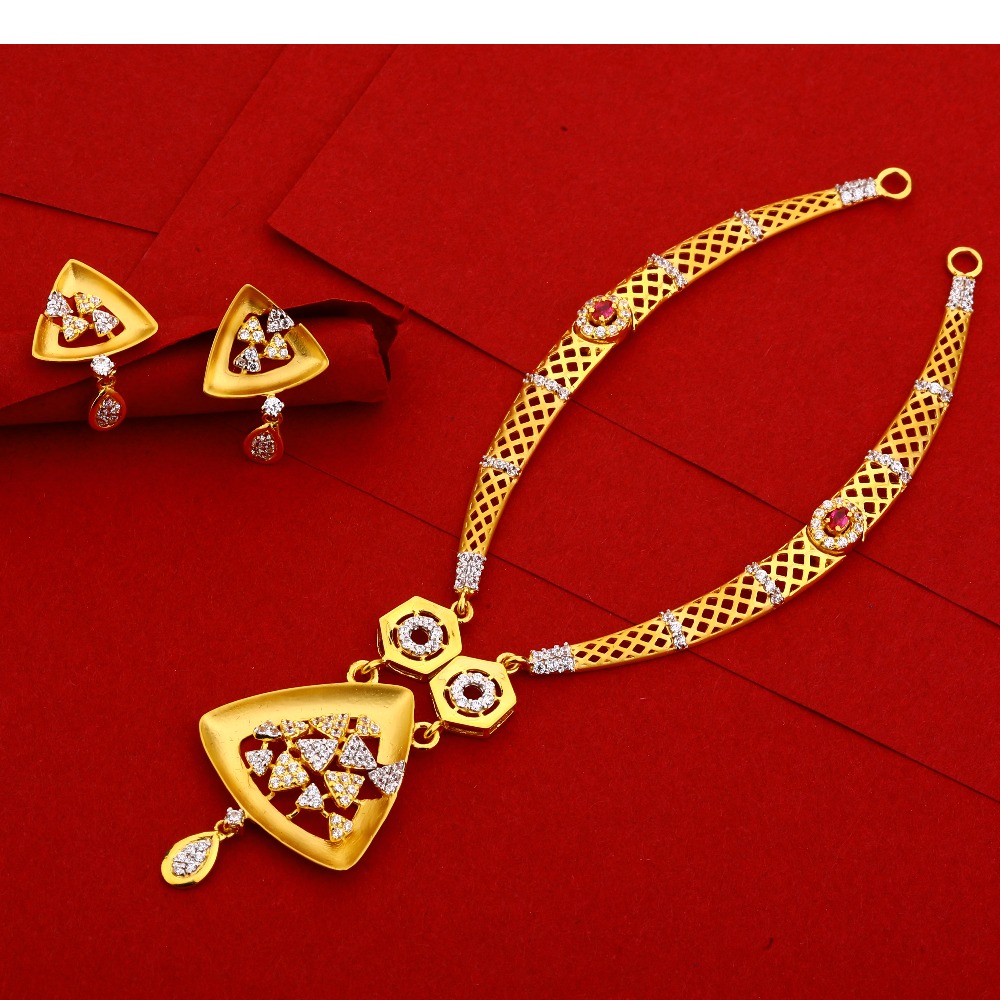 22CT Gold Hallmark Necklace Set LN139