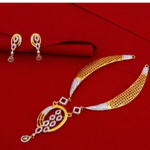 22KT Gold  Designer Women's Necklace Set LN114