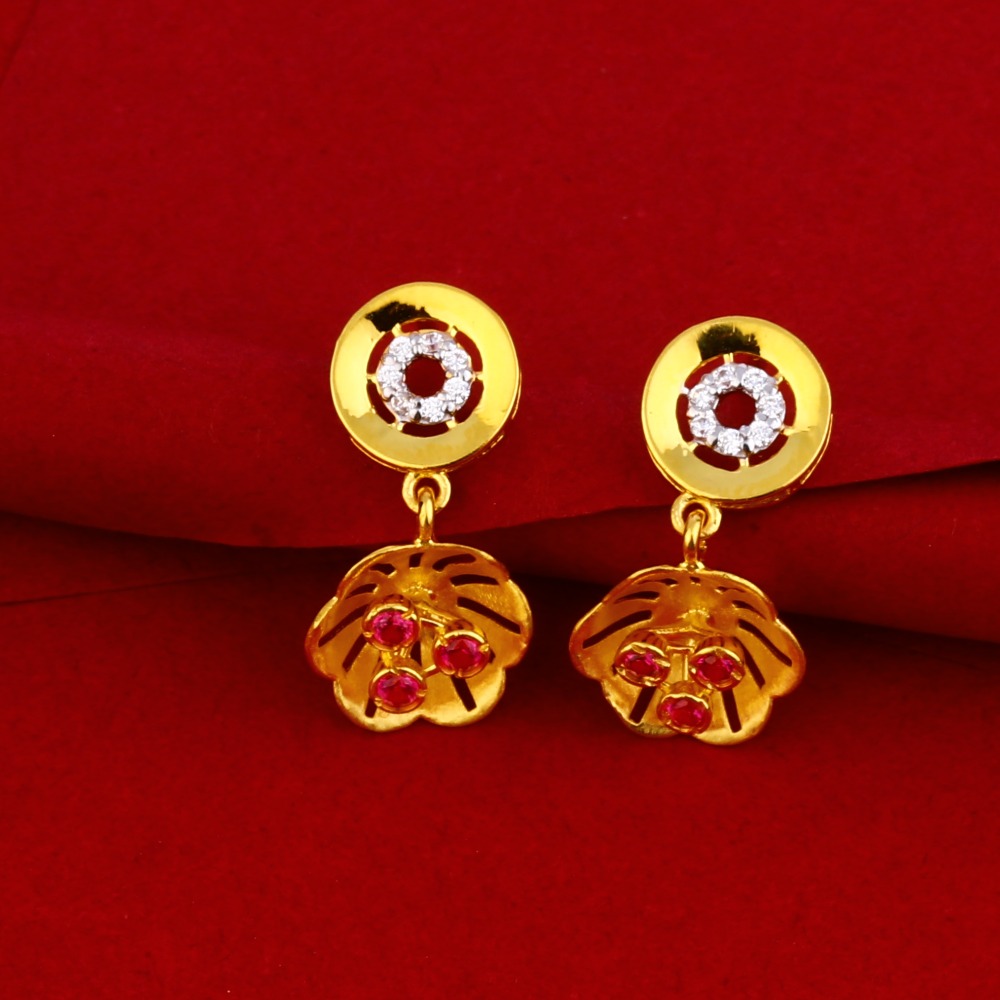 916 CZ Ladies designer Gold Necklace Set LN106 - Image 2