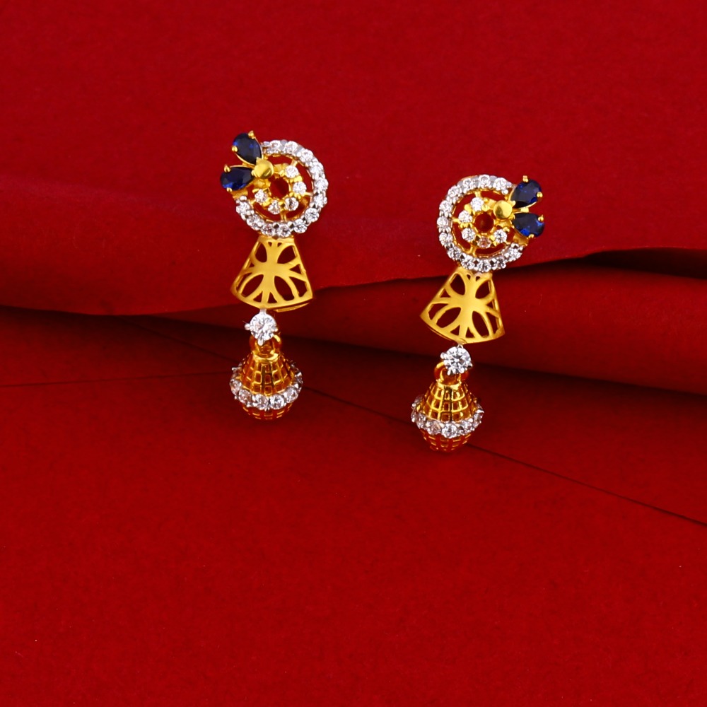 916 CZ Ladies Gold Necklace Set LN104 - Image 2