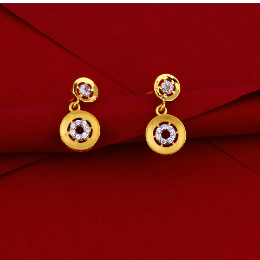 916 Gold CZ Hallmark Fancy Necklace Set LN93 - Image 2