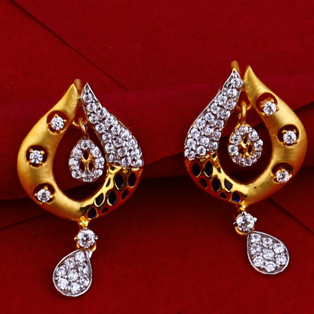 916 Gold CZ Hallmark Gorgeous Ladies Necklace Set LN81 - Image 2