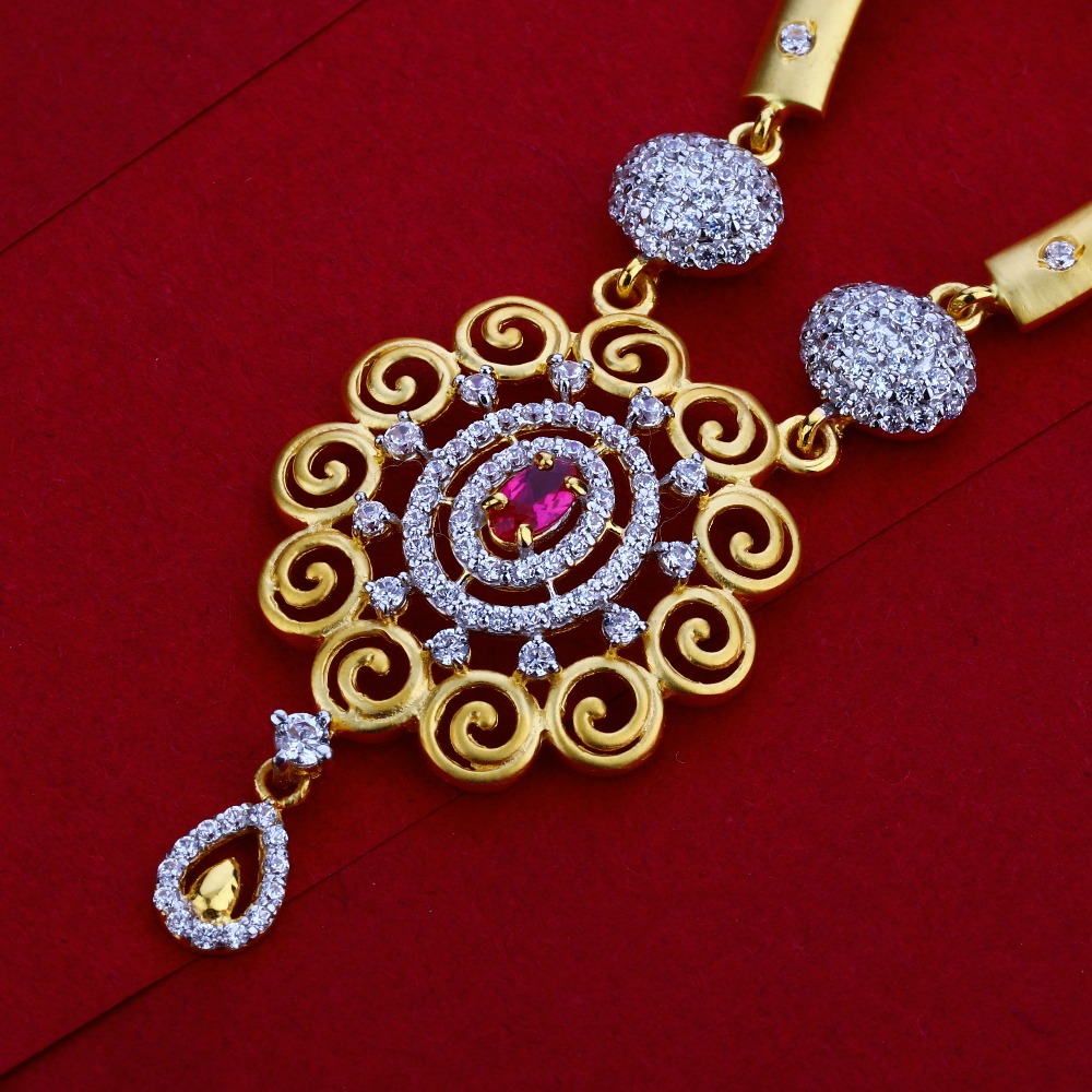 916 CZ Gold Women's Classic Necklace Set LN13 - Image 3